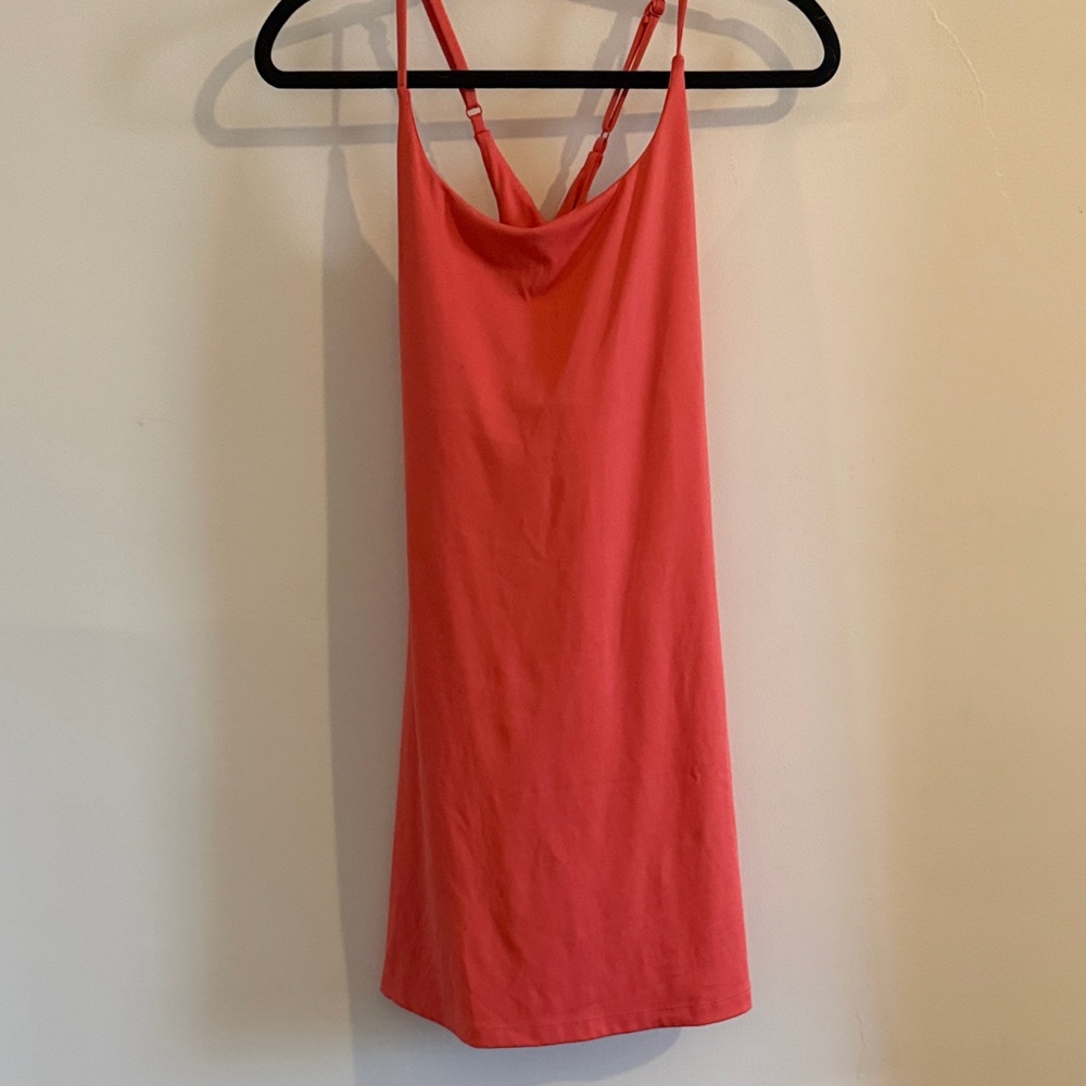 Lou & Grey Bright Coral Athletic Dress